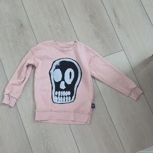 nununu Pink Skull Kids Sweatshirt